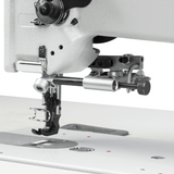 Consew 206RB-5 Heavy Duty Single Needle Upholstery Compound Walking Foot Sewing Machine with Table and Servo Motor