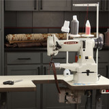 Consew 227R-2 Cylinder Bed Single Needle Compound Walking Foot Industrial Sewing Machine with Table and Servo Motor​