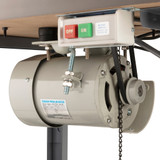 Consew 241-1K Button sewer Heavy Duty Chainstitch Button Sewer Industrial Sewing Machine​ with Fully Assembled Table and Continuous-Running Motor