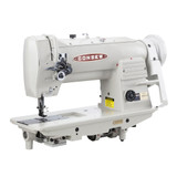 Consew 255RB-3​ Single Needle Compound Walking Foot Sewing Machine with Table and Servo Motor