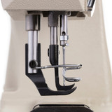 Consew 287RB-2 Heavy Duty Cylinder Arm Single Needle Compound Walking Foot Industrial Sewing Machine with Table and Servo Motor​