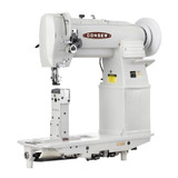 Consew 289RB-2 Single Needle Post Bed Walking Foot Industrial Sewing Machine​ with Table and Servo Motor