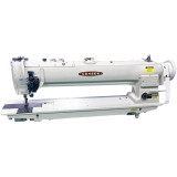 Consew 328RBL-25 Double Needle Split Needle Bar Compound Walking Foot 25" Long Arm Sewing Machine with Table and Servo Motor