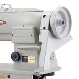 Consew 339RB-4 Double Needle Compound Walking Foot Sewing Machine with Table and Servo Motor