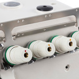 Consew 695HEX High Speed 5 Thread Overlock Machine with Complete Fully Assembled Table and Servo Motor Included