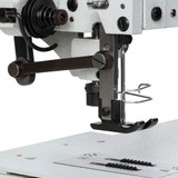 Consew 733R-6 Extra Heavy Duty Shuttle Hook Single Needle Walking Foot Sewing Machine with Table and Servo Motor