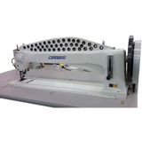 Consew 733R-6-36 Extra Heavy Duty 36" Long Arm Single Needle Walking Foot Sewing Machine with Table and Servo Motor