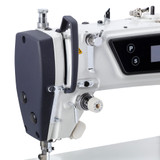 Consew 7360R-2DD-1 Single Needle Direct Drive Lockstitch Industrial Sewing Machine with Complete Tabling