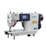 Consew 7360R-7DD-2 Single Needle Fully Automatic Direct Drive Lockstitch Industrial Sewing Machine with Complete Tabling
