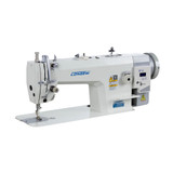 Consew 7360RB-3DD Single Needle Large Bobbin Direct Drive Lockstitch Industrial Sewing Machine with Complete Tabling