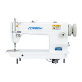 Consew 7360RH-2 Heavy Duty Single Needle Lockstitch Industrial Sewing Machine with Complete Tabling and Servo-Motor
