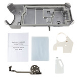 Consew 7360RH-2 Heavy Duty Single Needle Lockstitch Industrial Sewing Machine with Complete Tabling and Servo-Motor