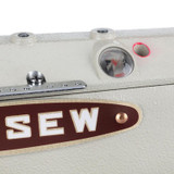 Consew 4224RBP with Reverse, Big Bobbin with upper feed and Puller Four Needle Puller Feed Sewing Machine with Table and Servo Motor