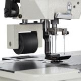 Consew 4224RBP with Reverse, Big Bobbin with upper feed and Puller Four Needle Puller Feed Sewing Machine with Table and Servo Motor