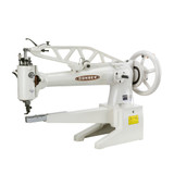 Consew 29BL 18 inch with large hook Single Needle Cylinder Arm Shoe Repair and Mending Sewing Machine with Table and Servo Motor