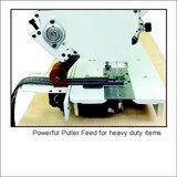 Consew 366-30P Puller Feed Heavy Duty Single Needle Zig-Zag 30" Long-Arm Sewing Machine with Table and Servo Motor