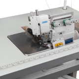 Consew CM793-2 High Speed 3 Thread Overlock Machine with Complete Fully Assembled Table and Servo Motor Included