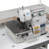 Consew CM793-2 High Speed 3 Thread Overlock Machine with Complete Fully Assembled Table and Servo Motor Included
