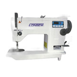 Consew CN2073R-DSM Single Needle Drop Feed Zig-Zag Sewing Machine with Table and Servo Motor