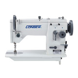 Consew CN2093R Single Needle Drop Feed Auto-Oiling Zig-Zag Sewing Machine with Table and Servo Motor