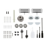 Consew CN2093R Single Needle Drop Feed Auto-Oiling Zig-Zag Sewing Machine with Table and Servo Motor