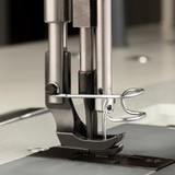 Consew P1255RBLH-18-1 6" High vertical workspace P1255RBLH-18-1 Single Needle 18" Long Arm Compound Feed Walking Foot Sewing Machine with Table and Servo Motor