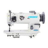 Consew Premier P1541S-CC Single Needle Compound Walking Foot Sewing Machine with Table and Servo Motor