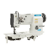 Consew Premier P2339RB-1 Heavy Duty Double Needle Upholstery Compound Walking Foot Sewing Machine Complete with Table and Servo Motor