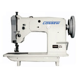 Consew SKZ-6 Zig-Zag Heavy Duty Single Needle Drop Feed Lockstitch Industrial Sewing Machine with Table and Servo Motor