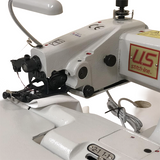 US Stitchline SL718-2 Industrial Blindstitch Hem Stitch Single Thread Hemmer Machine Complete with Table and Servo-Motor