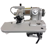 US Stitchline SL718-2 Industrial Blindstitch Hem Stitch Single Thread Hemmer Machine Complete with Table and Servo-Motor