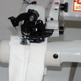 US Stitchline SL718-2 Industrial Blindstitch Hem Stitch Single Thread Hemmer Machine Complete with Table and Servo-Motor