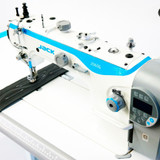 Jack 2060GHC-4Q Single Needle Direct Drive Automatic Compound Walking Foot Sewing Machine Heavy Duty Lockstitch with Complete Fully Assembled Tabling Included
