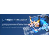 Jack C7-3-02-233 High Speed 3 Thread Overlock Machine with Complete Fully Assembled Tabling Included