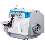 Jack E4S-6-03-333 High Speed 6 Thread Overlock Machine with Complete Fully Assembled Table and Servo Motor Included