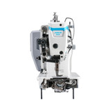 Jack H7-C Single Needle Heavy Duty Top and Bottom Feed Compound Walking Foot Lockstitch Sewing Machine with Complete Fully Assembled Tabling Included