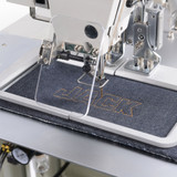 Jack T2210-DII Single Needle Direct Drive Computer-Controlled Pattern Tacking Machine with Complete Fully Assembled Tabling Included