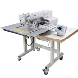 Jack T3020-DII Single Needle High-Speed Electronic Pattern Sewing Machine with Complete Fully Assembled Tabling Included