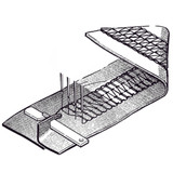 Jack 8740C-460-02-D-AW2S 4-Needle 6-Thread Industrial Flatseamer Sewing Machine with Complete Fully Assembled Tabling Included