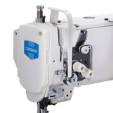 Consew P1510RB-14 Single Needle 14" Long Arm Walking Foot Lockstitch Sewing Machine with Complete Fully Assembled Table and Servo Motor Included