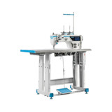 Jack Z7 Single Needle AI Heavy Duty Compound Walking Foot Lockstitch Sewing Machine with Complete Fully Assembled Tabling Included