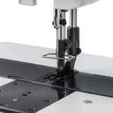 Consew 744R30-1 Extra Heavy Duty Single Needle 30" Long Arm Compound Walking Foot Sewing Machine with Complete Fully Assembled Table and Servo Motor Included