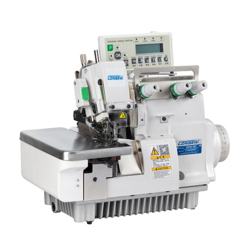 Consew CM793-7DD High Speed 3 Thread Overlock Machine with Complete Fully Assembled Tabling Included