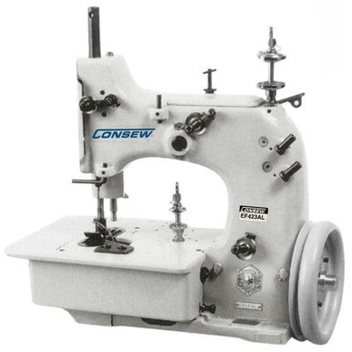  Consew EF423AL-H Single Needle Heavy Duty Overedging Machine with Table and Servo Motor 