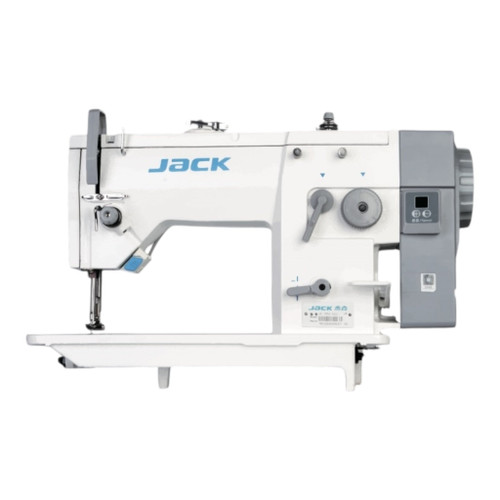 Jack 20U53 Single Needle Straight and Zig-Zag Lockstitch Industrial Sewing Machine with Complete Fully Assembled Tabling Included