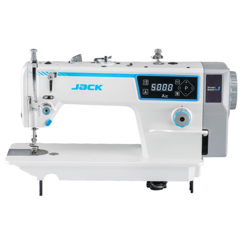 Jack A2C-C Single Needle Direct Drive Lockstitch Industrial Sewing Machine with Complete Fully Assembled Tabling Included