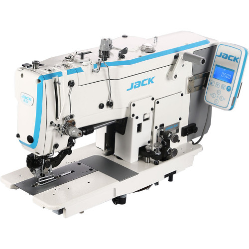 Jack T783G-Z Mechanical Digital Buttonhole Sewing Machine with Complete Fully Assembled Tabling Included