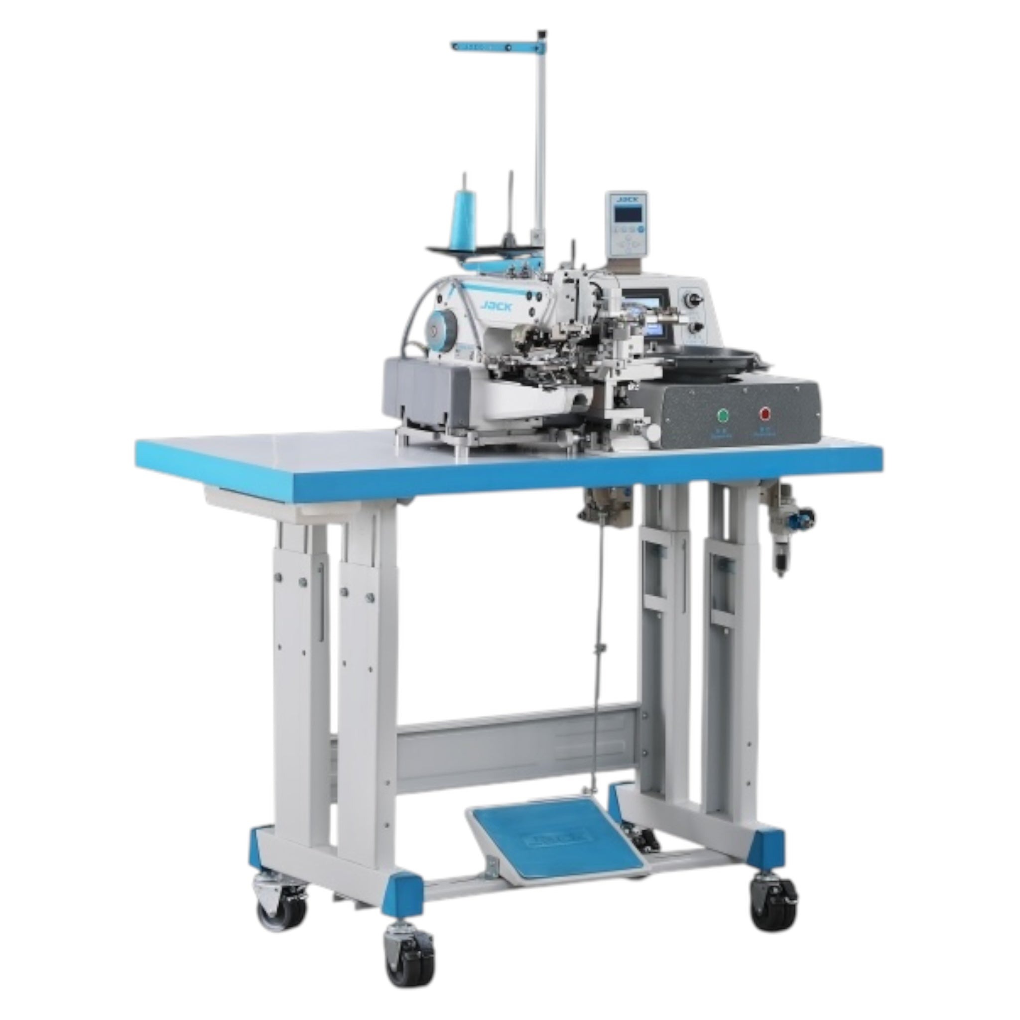 Jack T373GR-Z Industrial Button Sewing Machine with Integrated ...