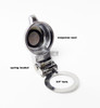 Die Cast Metal Cam Lock Dust Cover Spring Loaded T107