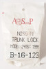 ASP Nissan Trunk Lock 240SX 1995 B-16-123 Assembled